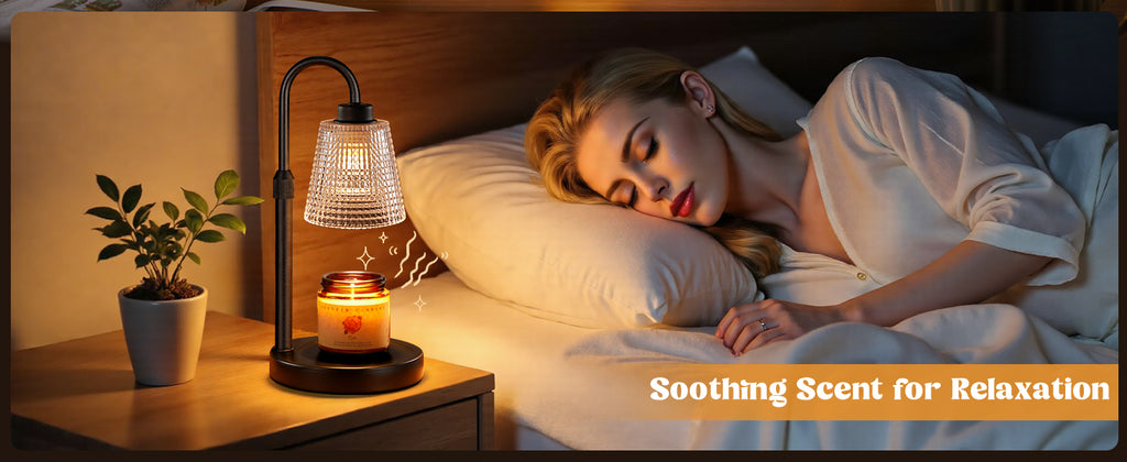 Innqoo Adjustable Candle Warmer Lamp, Black
