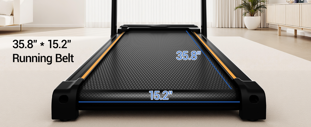 CURSOR FITNESS X5F Folding Walking Treadmill with Handles