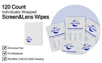 ARCHXX Individually Wrapped Screen Wipes, 120-Pack