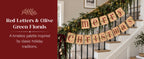 ORIENTAL CHERRY Vintage-Style Merry Christmas Banner
