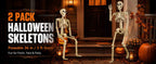 Znorso P0033A 2-Pack Posable Halloween Human Skeletons – 36 IN, White – 36 IN / White – product detail