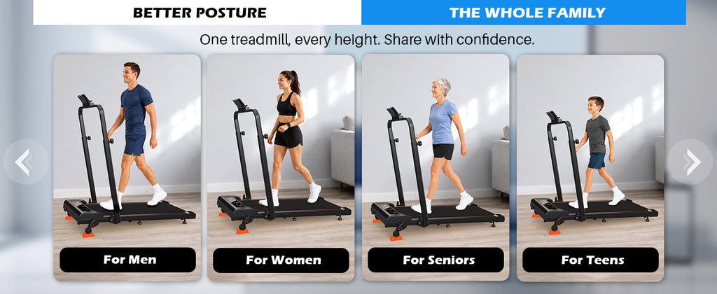 HILLO Walking Treadmill – Amber – product detail