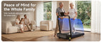 YPOO M4138L Walking Treadmill – Dark Black – product detail