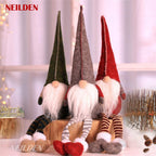 BWFY Long-Leg Christmas Decorative Dolls, Set of 3