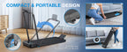 WELLFIT WFTM037 Walking Treadmill – Black with Blue – product detail