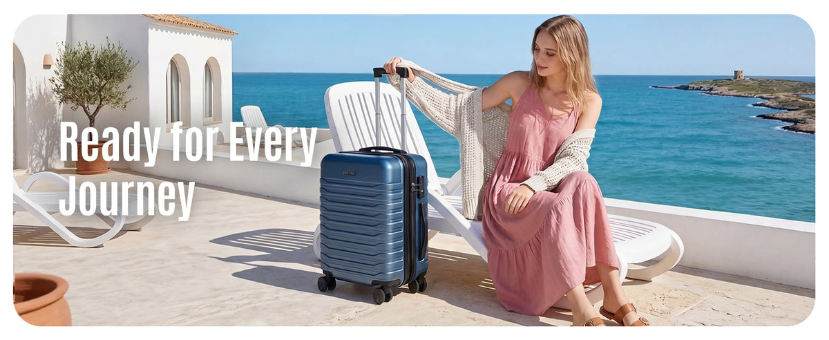 LIGHT FLIGHT LF4105006 Carry-On Suitcase – 20 Inch, Blue – Blue / 20 Inch – product detail
