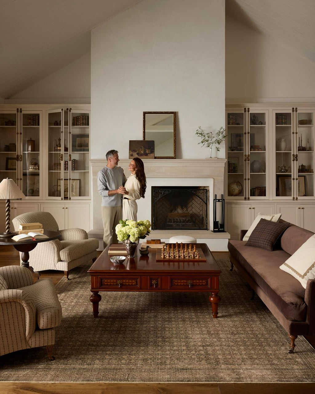 Loloi Chris Loves Julia Ramona Rug, Wheat/Tobacco, 6 x 9 ft