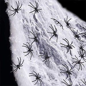 partyMoonet BG-CL3M3-306L01 200-LED Halloween Spider Web Light Set – Dark Purple – product detail
