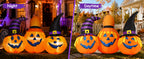 GOOSH 69106 6-Foot Halloween Pumpkin Inflatable – Orange, Black – product detail