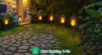 IkeeRuic Solar Flickering-Flame Torch Lights – 6Pack, Orange – 6Pack / Orange – product detail