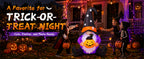 GOOSH 69496 5-Foot Halloween Gnome & Pumpkin Inflatable – purpole – product detail