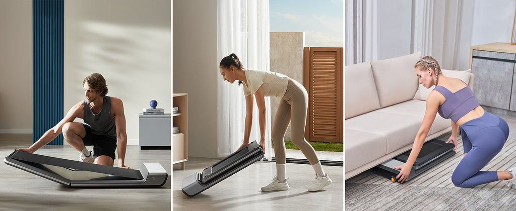 WALKINGPAD WPP1F Under-Desk Walking Treadmill – light gray – product detail