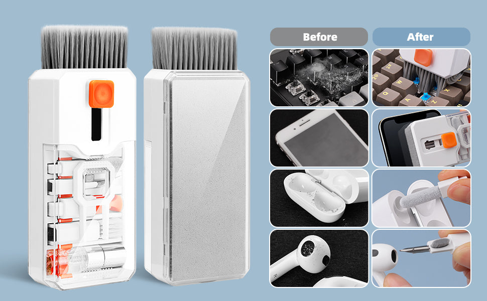 Ordilend Keyboard and Electronics Cleaning Kit, White