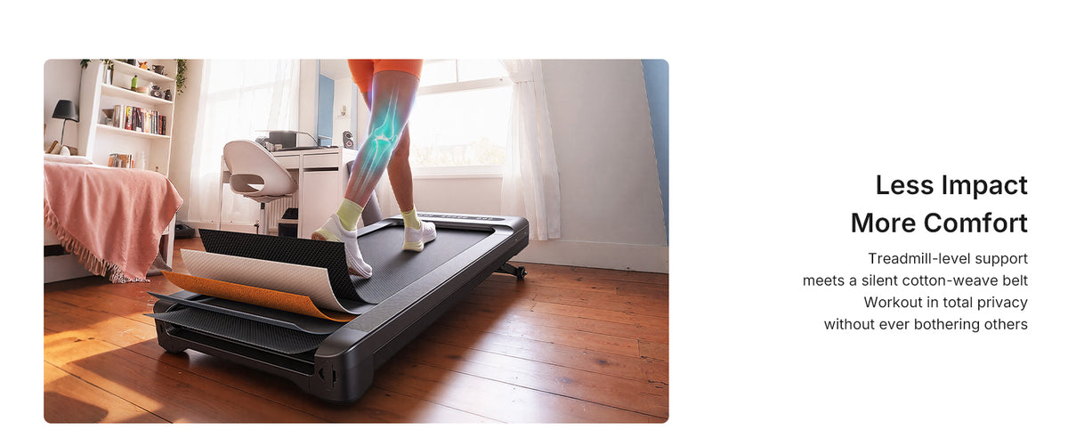 MERACH Under-Desk Walking Treadmill – Silver – product detail