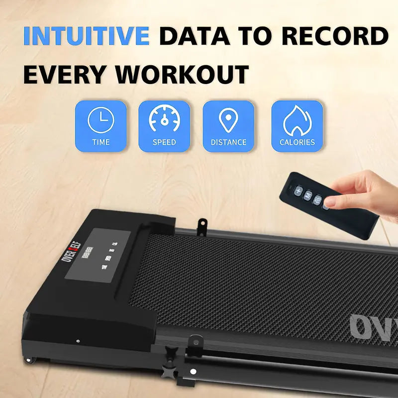 OVER SELF 2-in-1 Foldable Treadmill - 2in1 Walk/Roll, Remote Control, Adjustable Incline, Low Noise, Portable Compact Design, Indoor Exercise Home Gym Cardio Equipment, Caminadora, DealsForYouDays · 4