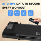 OVER SELF 2-in-1 Foldable Treadmill - 2in1 Walk/Roll, Remote Control, Adjustable Incline, Low Noise, Portable Compact Design, Indoor Exercise Home Gym Cardio Equipment, Caminadora, DealsForYouDays · 4