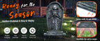 KLYRO 6-Pack 17-Inch Printed Halloween Tombstone Yard Signs – 17 Inch, Black – Black / 17 Inch – product detail