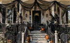 Qtisky 5-Piece Halloween Gauze Decorating Cloth Set – 72 x 30 inches, black – black / 72 x 30 inches – product detail