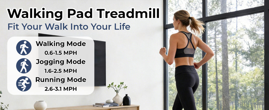 KMFurnila PBJ-P01-V2 Under-Desk Walking Treadmill – Dark Black – product detail