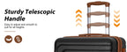 Romswi LGC-3208N2 Hardside Luggage Set – 20+24+28, Silver – Silver / 20+24+28 – product detail