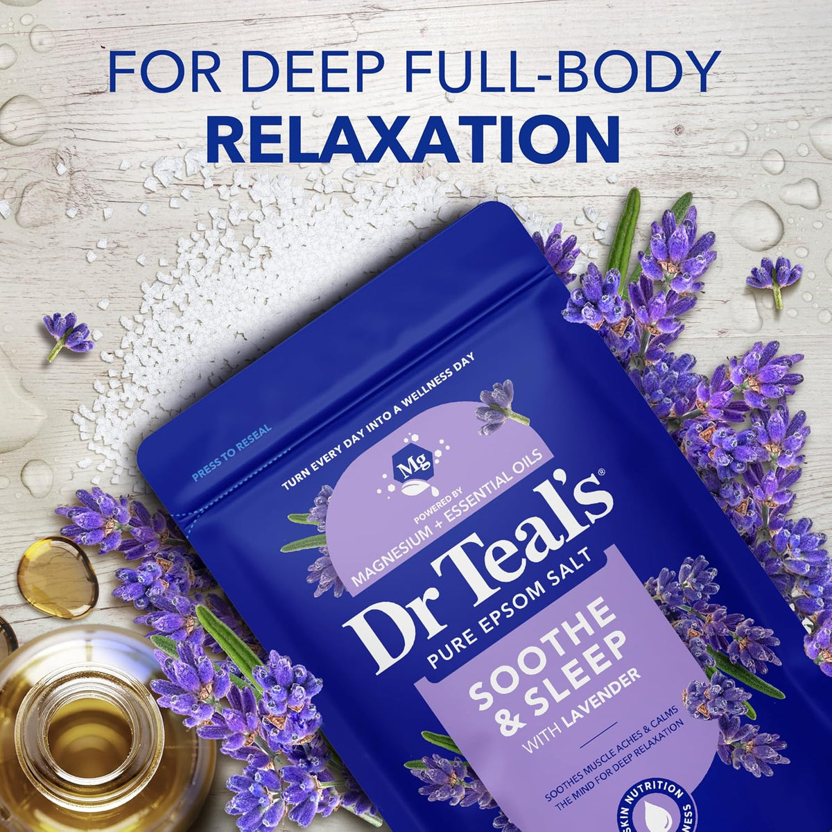 Dr Teal's Lavender Epsom Salt, 48 oz