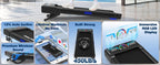 TRAILVIBER Under-Desk Walking Treadmill – Blue – product detail