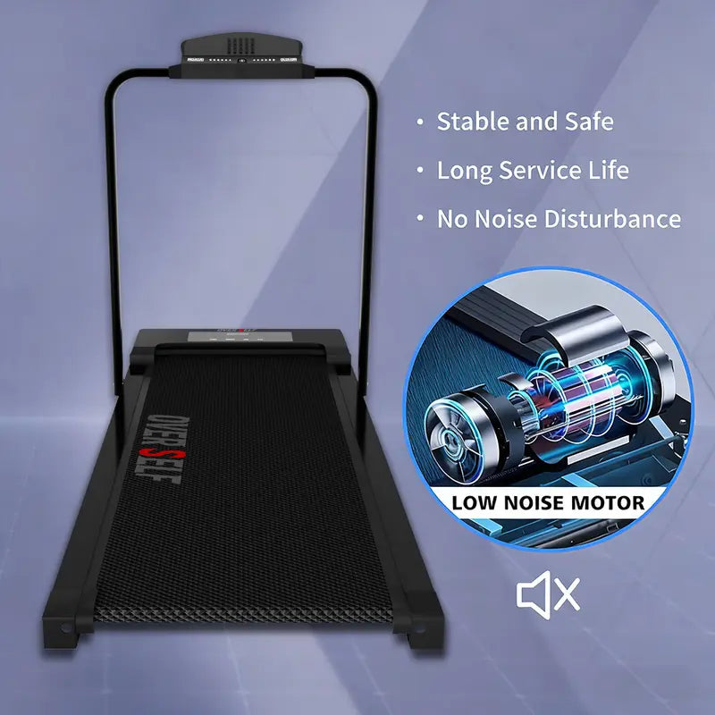 OVER SELF 2-in-1 Foldable Treadmill - 2in1 Walk/Roll, Remote Control, Adjustable Incline, Low Noise, Portable Compact Design, Indoor Exercise Home Gym Cardio Equipment, Caminadora, DealsForYouDays · 7