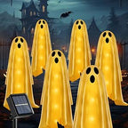 Betrihyes 6-Pack Solar Halloween Ghost Path Lights