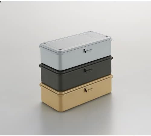 Trusco T-190MBK Steel Trunk Tool Box – matte black – matte black / Large – product detail
