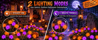 OZS Solar Firefly Garden Lights – 6 Pack, Purple Orange – Purple Orange / 6 Pack – product detail