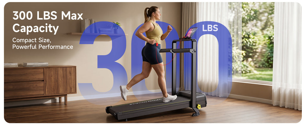 YPOO M4138L Walking Treadmill – Dark Black – product detail