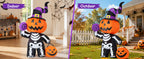 GOOSH 69090 6-Foot Halloween Pumpkin & Skull Inflatable – Multicolor – product detail