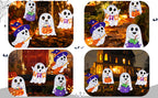 ponlodos Pon-YS-Ghost-2 4-Pack Lighted Halloween Ghost Yard Signs – White – product detail
