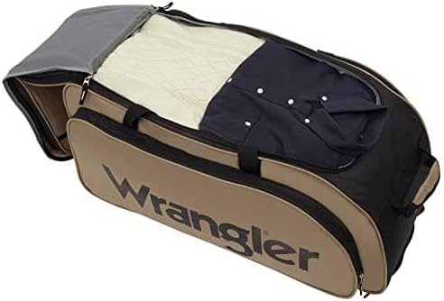 Wrangler Wesley 30-Inch Rolling Duffel Bag – Tannin – product detail