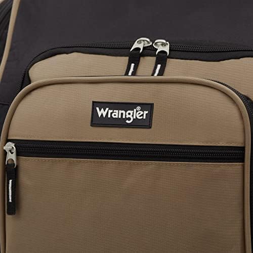 Wrangler Wesley 30-Inch Rolling Duffel Bag – Tannin – product detail