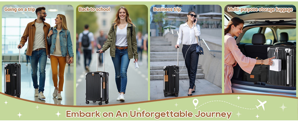 Joyway TR014 Luggage Set – Carry-On 20-Inch Handbag, Black – Black / Carry-On 20-Inch Handbag – product detail