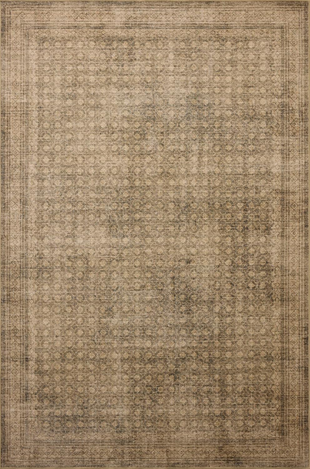 Loloi Chris Loves Julia Ramona Rug, Wheat/Tobacco, 6 x 9 ft