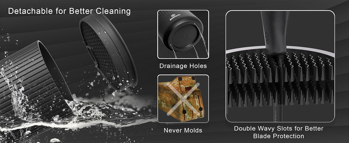 Brewin Knife and Block Set, 8 Pieces