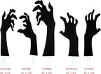 Anditoy 5-Piece Black Hand Halloween Yard Sign Set – Black – product detail