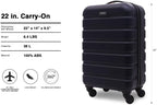 Wrangler Hardside Spinner Carry-On Suitcase – Dark Navy – product detail