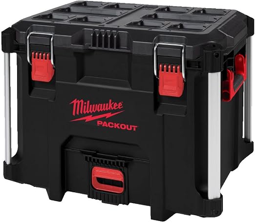 Milwaukee 4932478162 PACKOUT XL Tool Box with Tray Insert – Black