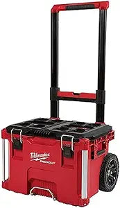 Milwaukee 48-22-8426 PACKOUT Rolling Tool Box – Red