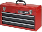 CRAFTSMAN 965337 3-Drawer Portable Steel Tool Chest – red