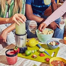 Magic Bullet MBR-1101 Personal Blender Set, Silver