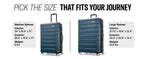 Samsonite 138453-2982 Hardside Suitcase – Checked-Medium Spinner, Purple – Purple / Checked-Medium Spinner – product detail
