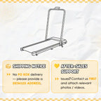 【BACKTOSCHOOL】 YAGUD Foldable Handrail Adjustable Incline Treadmill, Low Noise Motor Walking Pad, 330lbs Weight Capacity, Remote Control & Wheels for Easy mobility, Dual Shock Absorption System Home Gym Equipment, Home Workout Equipment · 9