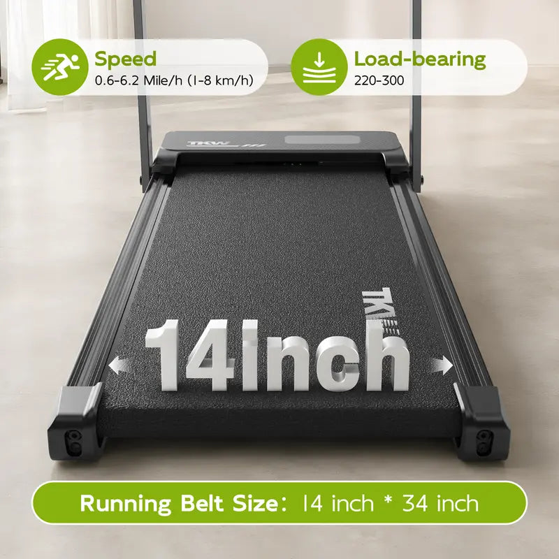 TKW 3-in-1 Walking pad,Pink Walkingpad,Light weight Treadmill, Capacity,Low-Noise Motor Walking Pad, Remote Control & Wheels for Easy mobility, LED Display，Vibration Walking pad · 13