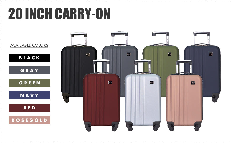 Travelers Club TBF-A1620-410 Suitcase – 1-Piece (20-Inch), Navy Blue – Navy Blue / 1-Piece (20-Inch) – product detail