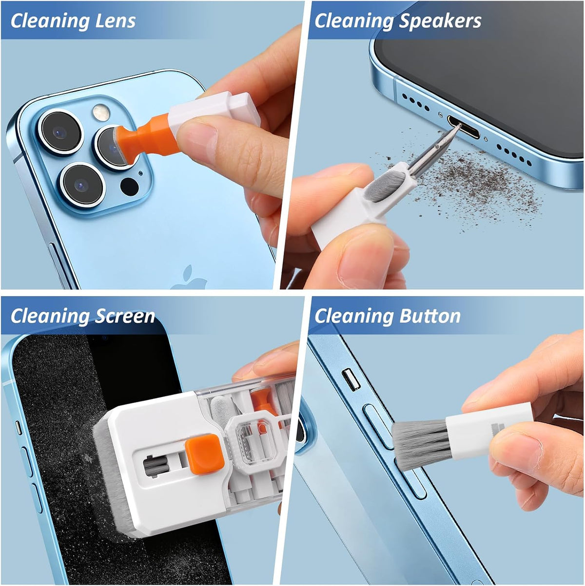Ordilend Keyboard and Electronics Cleaning Kit, White
