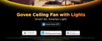 Govee 52-Inch Smart Ceiling Fan with RGBIC Lighting, Black